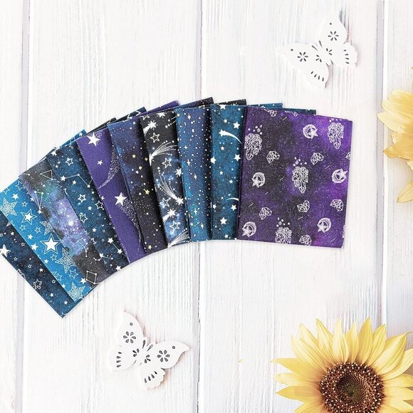 25 Options- 100% Cotton Quilting Fabric Bundles 10pcs Fat Quarters 18”x21”-Mediu - Picture 6 of 6